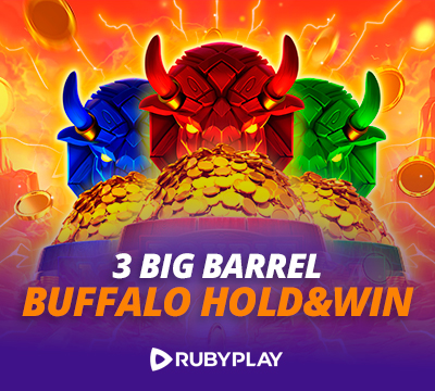 3 Big Barrel Buffalo por Rubyplay