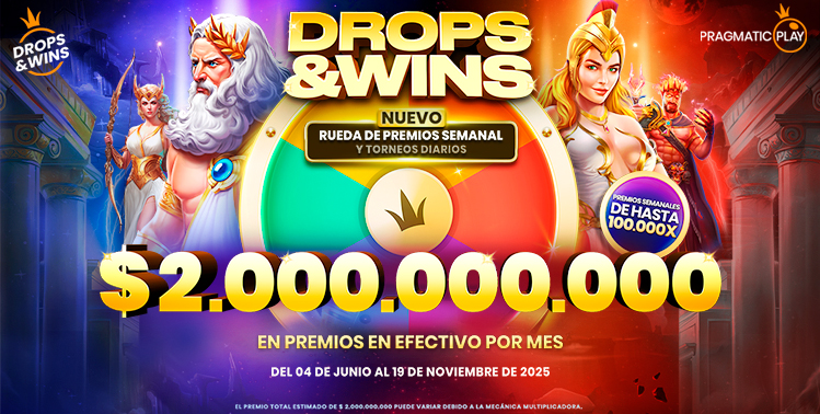 Torneo DropsWins 2025 por Pragmatic Play